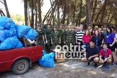 Πύργος: Η ΣΕΤΤΗΛ στην προστασία του περιβάλλοντος – Οπλίτες και στελέχη «ενεργοποιήθηκαν» στο Let’s Do it Greece
