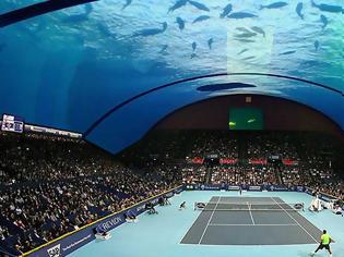 Φωτογραφία για Το πρώτο υποβρύχιο γήπεδο τένις του κόσμου στο Ντουμπάι