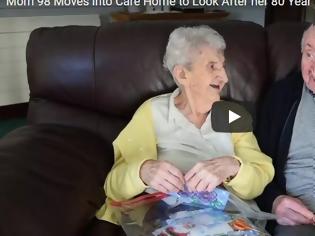 Φωτογραφία για Συγκινητικό: Μητέρα 98 ετών μπαίνει σε γηροκομείο για να φροντίσει τον 80χρονο γιο της