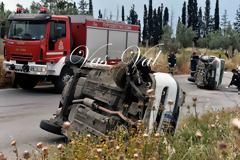 Τροχαίο με δύο τραυματίες στην Κόρινθο - Εν διαστάσει σύζυγοι οι εμπλεκόμενοι - Γιατί νοσηλεύεται φρουρούμενος ο άνδρας