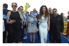 Eurovision 2018: To Blue Carpet opening και η εντυπωσιακή εμφάνιση της Γιάννας Τερζή.