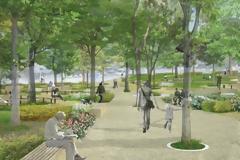 Η νέα όψη της κεντρικής πλατείας Νυμφών στη Βουλιαγμένη