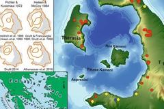 Η νήσος Καμένη στη Σαντορίνη ζωντανεύει μέσα από μία νέα μελέτη