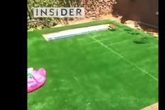 Έφτιαξε κρυφή πισίνα για να μη του φωνάζει η γυναίκα του ότι στέρησε χώρο από τα παιδιά - Δείτε τη... [video]