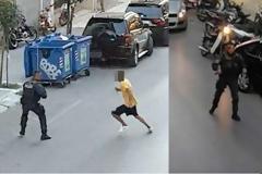 Εικόνες– ΣOK: Λαθρομετανάστης μαxαιρώνει αστυνομικό στην Καλαμάτα!