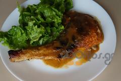 Χοιρινές μπριζόλες με μουστάρδα και λεμόνι