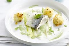 Λαβράκι με πράσο