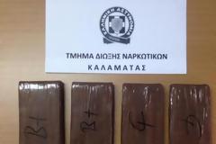 Πάνω από 15.000 δόσεις ηρωίνης κατέσχεσε η Δίωξη Ναρκωτικών Καλαμάτας