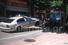 Περιπολικά τράκαραν μεταξύ τους στη Λάρισα