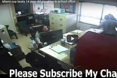 Σκληρό βίντεο: Πατέρας αστυνομικός χτυπά αλύπητα την κόρη του στο σχολείο