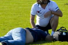 ΕΙΚΟΝΕΣ ΣΟΚ: Άγριο ξύλο σε παιχνίδι Γ' Εθνικής - Ανατριχιαστικές φωτογραφίες με σακατεμένους προπονητές και παίκτες