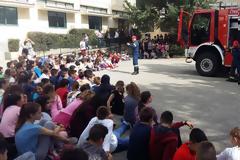 Ευχαριστήριο του 9ου και 12ου Δημοτικού Σχολείου στην Πυροσβεστική Υπηρεσία Κοζάνης για την εκπαίδευση στους μαθητές