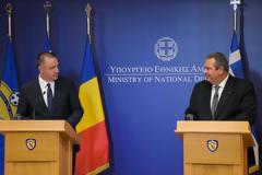 Συνάντηση ΥΕΘΑ Πάνου Καμμένου με τον Υπουργό Άμυνας της Ρουμανίας Mihai Fifor