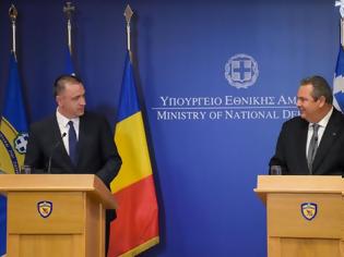 Φωτογραφία για Συνάντηση ΥΕΘΑ Πάνου Καμμένου με τον Υπουργό Άμυνας της Ρουμανίας Mihai Fifor