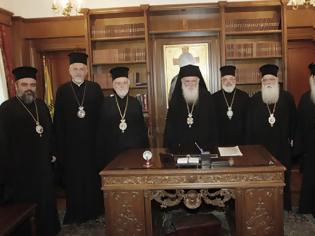 Φωτογραφία για Ενημερωτική επίσκεψη επιτροπής του Οικουμενικού Πατριαρχείου στην Εκκλησία της Ελλάδος για το Ουκρανικό εκκλησιαστικό ζήτημα