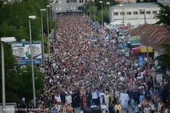 Μια ολόκληρη πόλη συμμετείχε στην Λιτανεία του Αγίου Βασιλείου του Οστρόγκ