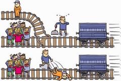 Λύσε το πρόβλημα με το τρένο: Θα σκοτώνατε έναν άνθρωπο για να σώσετε πέντε; [photo]