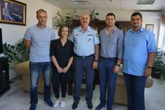 Με το στρατηγό της Κρήτης αντιπροσωπεία της Ένωσης Ρεθύμνου