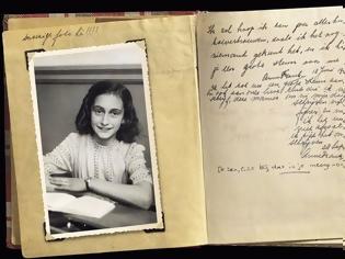 Φωτογραφία για Στο φως «κρυφές» σελίδες από το ημερολόγιο της Άννας Φρανκ