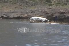 Ταχύπλοο καρφώθηκε στα βράχια στα Σφακιά - Τρεις νεκροί κι ένας τραυματίας