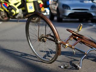 Φωτογραφία για Θανατηφόρο τροχαίο: Νεκρός ποδηλάτης…μετά από παράσυρση