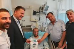 Στο πλευρό του τραυματία αστυνομικού στο Ισραήλ ο Αρχηγός της Κυπριακής Αστυνομίας