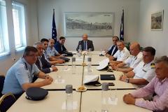 Σύσκεψη υπό τον Τζανέτο Φιλιππάκο στην Πάτρα για την αποτίμηση της επιχείρησης και τον σχεδιασμό της επόμενης ημέρας