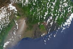 Η έκρηξη του Κιλαουέα όπως φαίνεται από το Διάστημα