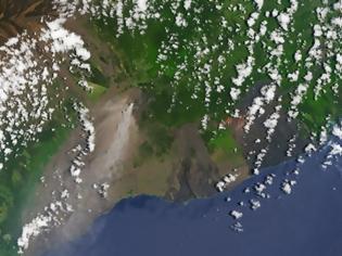 Φωτογραφία για Η έκρηξη του Κιλαουέα όπως φαίνεται από το Διάστημα