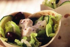 Wraps με φιλέτο στήθος κοτόπουλου