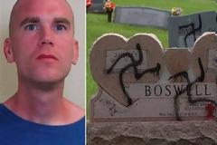 Βανδαλισμός σε 200 τάφους στρατιωτικών - Ζωγράφισε με σπρέι αγκυλωτούς σταυρούς - ΒΙΝΤΕΟ