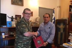 Εθιμοτυπική επίσκεψη νέου Διοικητή 5/42 ΣΕ στο Δήμαρχο Καλυμνίων