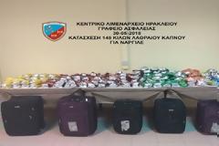 Τους «τσάκωσαν» στο Ηράκλειο με 148 κιλά παράνομου καπνού