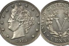 Νόμισμα του 1913 θα πουληθεί μεταξύ τριών και πέντε εκατ. δολαρίων σε δημοπρασία