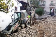 Διάθεση Μηχανημάτων Μηχανικού του Στρατού Ξηράς, για αποκατάσταση ζημιών στη νήσο Σαμοθράκη