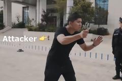 Η... απίθανη συμβουλή της κινεζικής αστυνομίας για επίθεση με μαχαίρι! [video]
