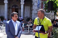 Ο Διοικητής της ΣΣΕ Υπτγος Χαράλαμπος Λαλούσης στον 34ο Δρόμο Θυσίας στο Δίστομο! (ΦΩΤΟ)