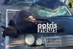 Απίστευτο τροχαίο στην Ηλεία με άλογο και 28χρονη έγκυο (φωτο)