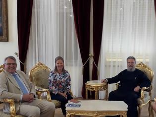 Φωτογραφία για Με τους Πρέσβεις Σουηδίας και Σερβίας συναντήθηκε ο Αρχιεπίσκοπος Κύπρου