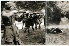 Για όσους ψηφίζουν τους ναζί : Η πρώτη μαζική εκτέλεση Κρητικών από τους Γερμανούς - Οι φωτογραφίες της σφαγής