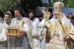 Το Ιερό Λείψανο του Αγίου Λουκά του Ιατρού στο Έσλιγκεν (φωτογραφίες)