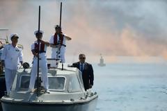 Χαιρετισμός ΥΕΘΑ Πάνου Καμμένου στις εορταστικές εκδηλώσεις του Πολεμικού Ναυτικού στα Ψαρά