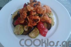 Η συνταγή της Ημέρας: Μίνι σουβλάκια κοτόπουλου με ψητά λαχανικά