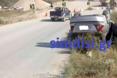 Ανατροπή αυτοκινήτου στη Βόνιτσα – Στο Νοσοκομείο η 58χρονη οδηγός του! (ΔΕΙΤΕ ΦΩΤΟ)
