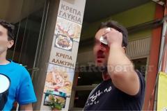 Λαμία: Αθίγγανοι κλέφτες «άνοιξαν» κεφάλια με καδρόνια στην πλατεία Πάρκου [Εικόνες Σοκ]