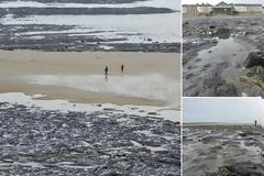 Ο Τυφώνας άνοιξε την θάλασσα στα 2 - Αυτό που αποκαλύφθηκε από κάτω, σόκαρε τους πάντες! [photos+video]