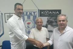 Η ΜΕΝΤ καλωσορίζει τον coach, Γιώργο Καραμουσαλίδη [photo]