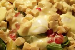 Σαλάτα με ρόκα και σπανάκι