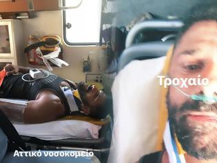 Φωτογραφία για Ταξιτζής χτύπησε και εγκατέλειψε τραυματισμένο τον ηθοποιό Δημήτρη Καμπόλη στο Ικόνιο Περάματος [photos]