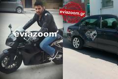 Τροχαίο στο δρόμο Χαλκίδας - Αρτάκης: Με αυτοκίνητο που οδηγούσε 66χρονος συγκρούστηκε η μηχανή του Δημήτρη Κορδώνη (ΦΩΤΟ)